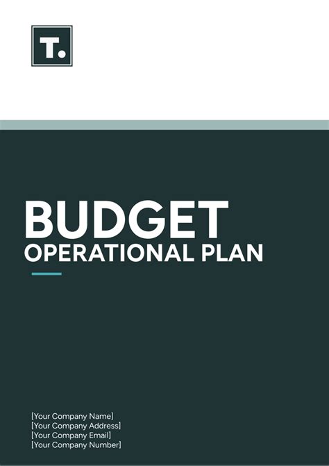 Business Operational Plan Budget Example 的图像结果