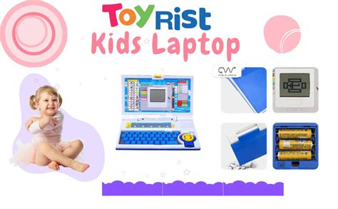 Toyrist Kids Educational Learning Laptop Toy – English Learner with LCD ...