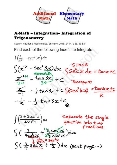 Integration by Using Trigonometry 的图像结果