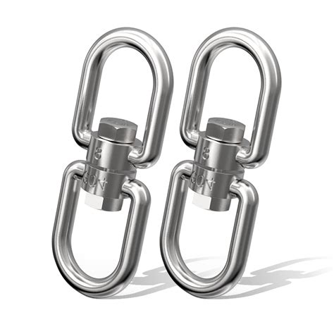 Double Eye Swivel, 304 Stainless Steel Eye to Eye Swivel Ring ...
