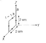 Find the magnitude and direction of the torque acting on the square ...