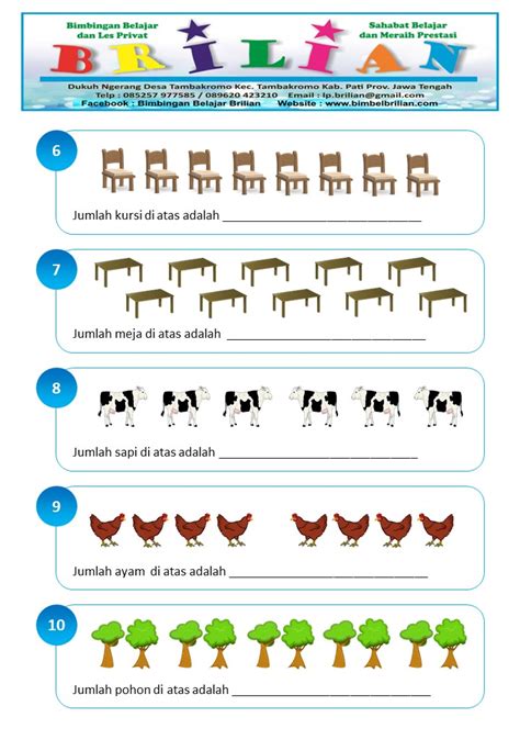 Contoh Soal Matematika Kelas 1 Semester 2 Kurikulum Merdeka