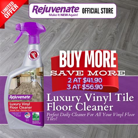 Rejuvenate Vinyl Floor Cleaner, 32oz RJ-32LVFC | Shopee Singapore