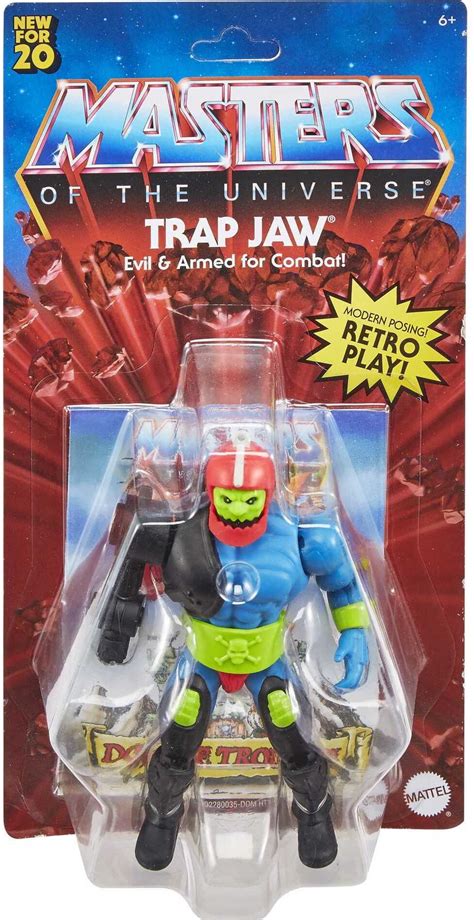Buy Masters of the Universe Origins Trap Jaw 5.5-In Action Figure ...
