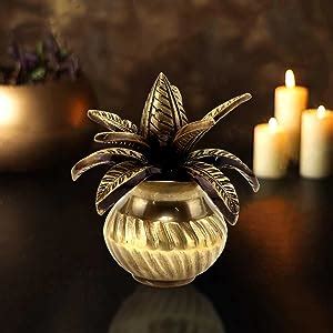 Buy Two Moustaches 5 Inches Brass Mangal Kalash with Coconut Showpiece ...