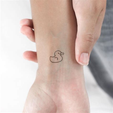Little duck tattoo - Bronctattooaus.com