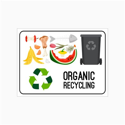 Organic Waste Sign 的图像结果