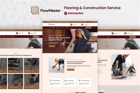 FloorMaster – Flooring & Construction Service Elementor Pro Template ...