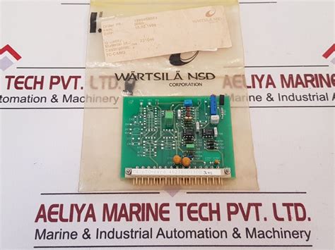 Wartsila 4623B001300 C4 Ntc-card Ppl 81824 – Aeliya Marine Tech