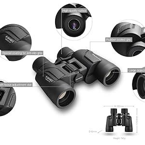 Buy Olympus Binocular 8-16x40 S Binocular, Natural Colours, Wide Field ...
