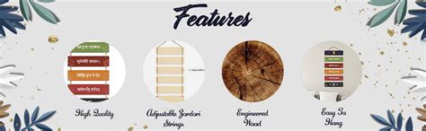 Artvibes Decorative Wall Hanging Wooden Art Decoration item for Living ...