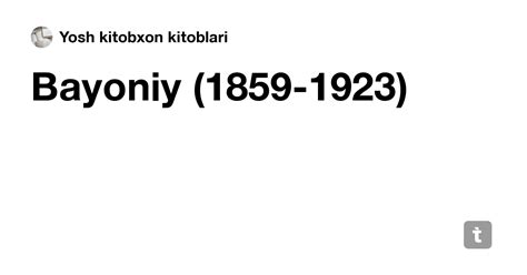 Bayoniy (1859-1923) — Teletype