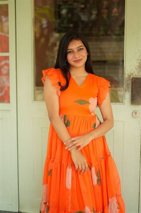 AYANA -Summer'26 (Orange Floral dress) VC734