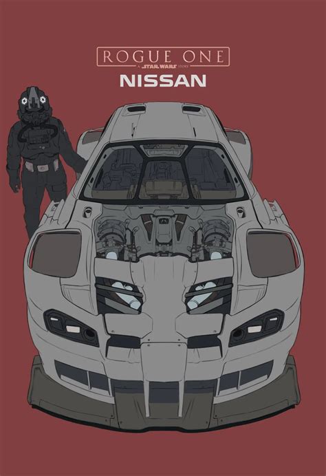 Rogue One R34 GT-R concept by Walter Kim | Scrolller