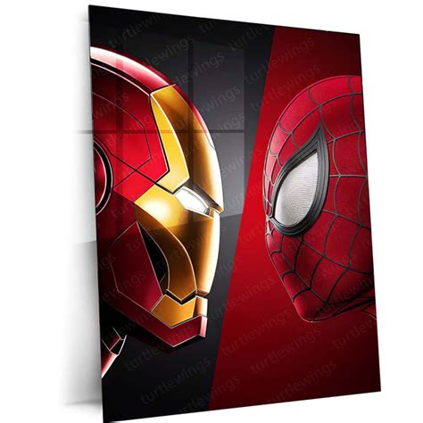Marvel Metal Poster | Iron Man & Spider-Man – Marvel Metal Poster ...