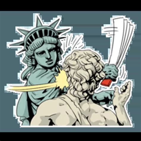 The Statue @stickersb2b — Telegram Stickers Pack