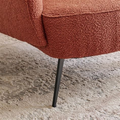Buy Wells Fabric Accent Chair - Orange from Home Centre at just INR 66663.0