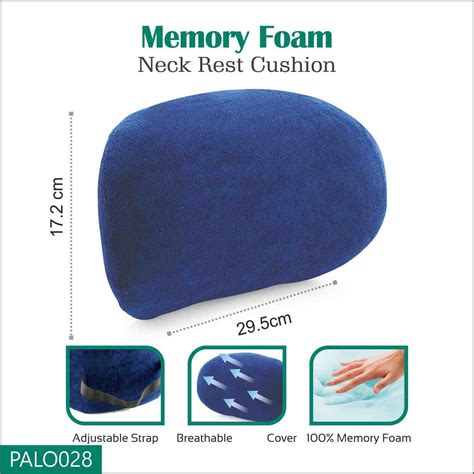 PALO028 PALO Premium Neckrest with Memory Foam, Blue – PALO - Makes ...