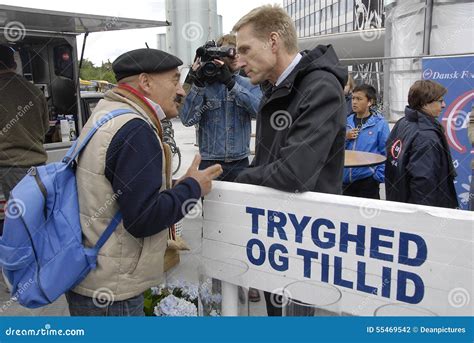 DF _DANISH PEOPLE S PARTY on ECLTION COMPAIGN Editorial Photography ...