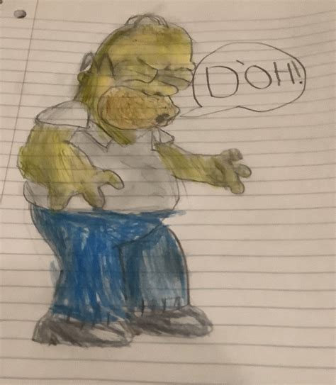 Realistic Homer Simpson by GamerFreddyAndgang on Newgrounds