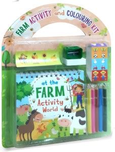 Flipkart.com | HELLO FRIEND FARM ACTIVITY & COLOURING KIT - Colouring ...