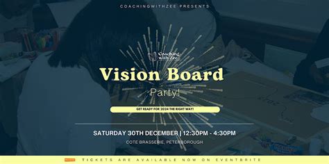 Vision board party: Enter 2024 with purpose, Côte Peterborough, 30 ...