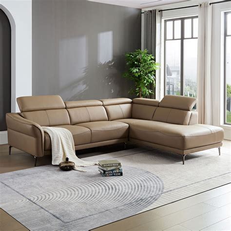Kevinplus Modern Design L Shaped Leather Sofa India | Ubuy