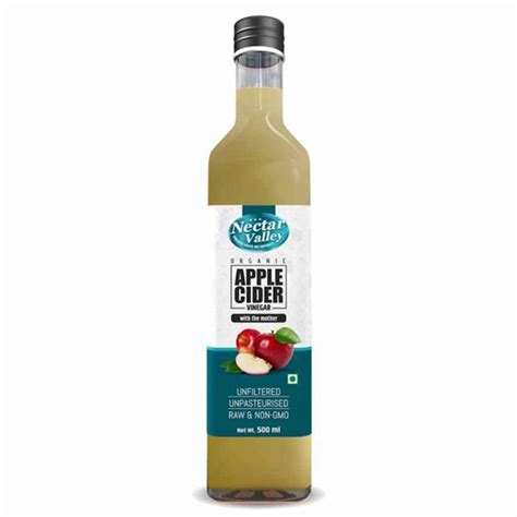 Buy Nectar Valley Apple Cider Vinegar With Mother, Organic, Unfiltered ...