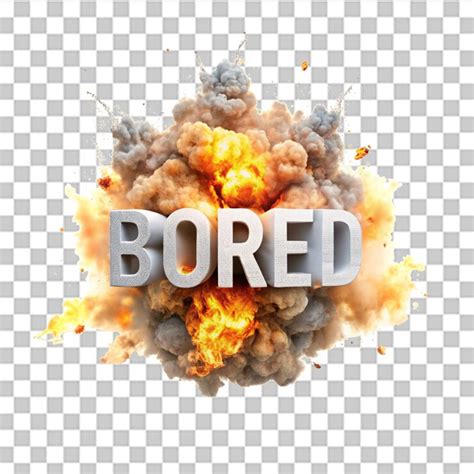 Explosion isolated on transparent background | Premium AI-generated PSD