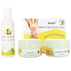Nandini Meni Cure Pedi Cure Hand and Foot Care Kit, 400g + 200ml ...