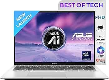 ASUS Vivobook 16,16" FHD+(1920 x 1200),Intel Core Ultra 5 Processor ...