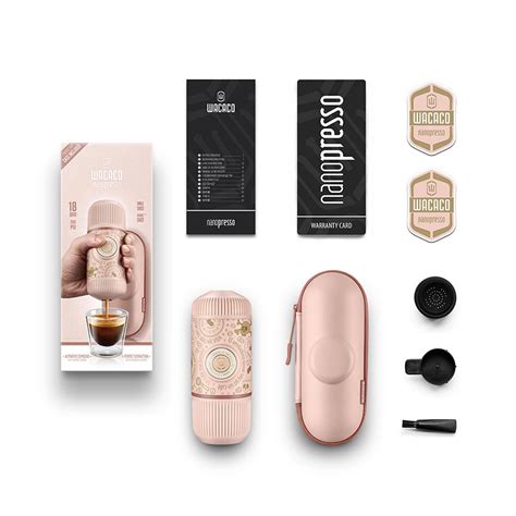 Wacaco Nanopresso Ручная эспрессо-машина, темно-розовый Цена