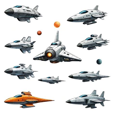 A collection of fighter jets with the words jet on the bottom | Premium ...