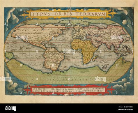 Typus orbis terrarum , World maps, Early works to 1800 Norman B. Leventhal Map Center Collection ...