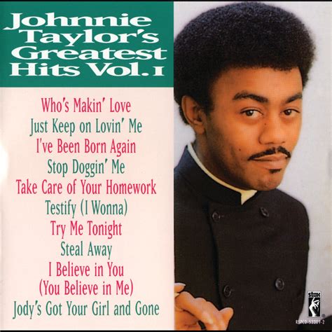 ‎Greatest Hits, Vol. 1 - Album by Johnnie Taylor - Apple Music