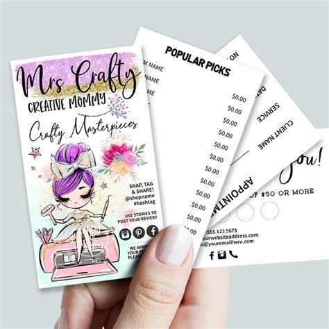 Craft Shop Business Cards 的图像结果