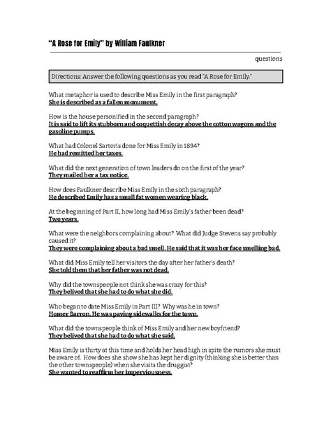 A Rose For Emily House