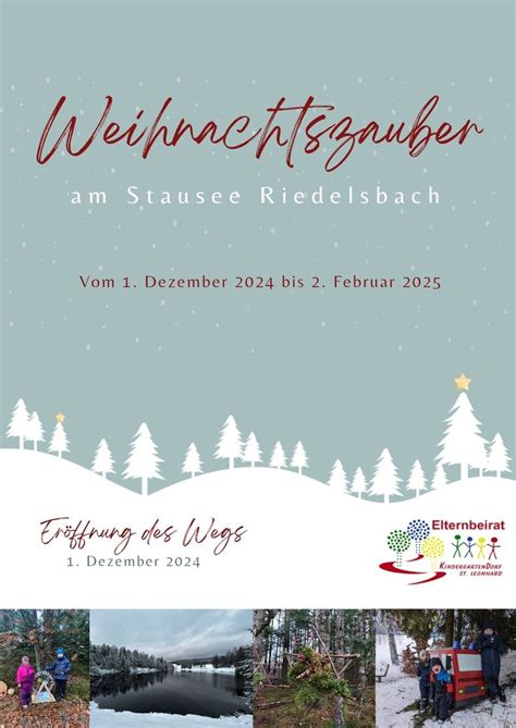 Weihnachtszauber am Stausee Riedelsbach , Stausee Riedelsbach ...