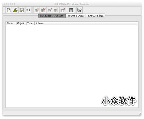 SQLite Database Browser 的图像结果