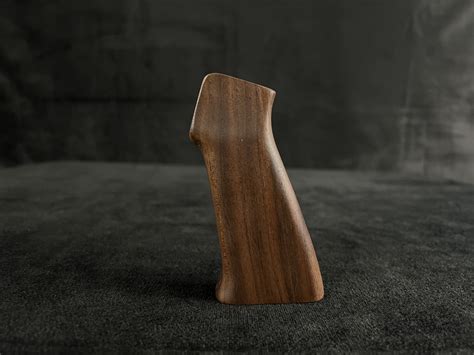 Walnut AR15 A1 Grip — RAILWOODS M-Lok Rail Covers and Wood AR15 Furniture