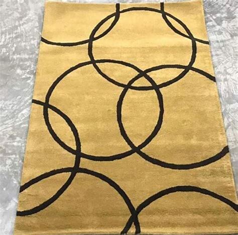 Buy King Carpet Palace Handtufted Carpet (Gold, Black 5x8) Online at ...