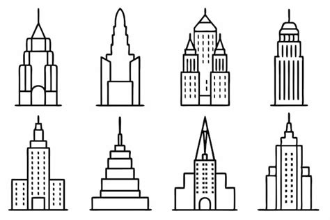 Building Line Art 的图像结果