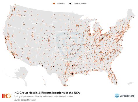 Map Of America Hotels