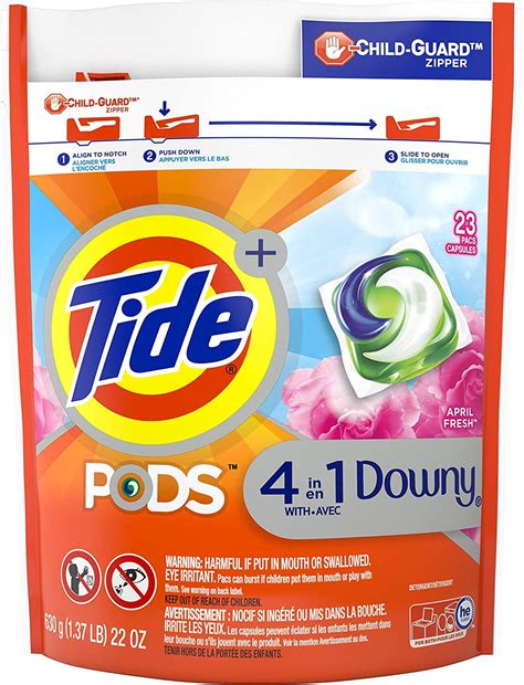 Buy Tide Pods Downy He Turbo Laundry Detergent Pacs, April Fresh Scent ...