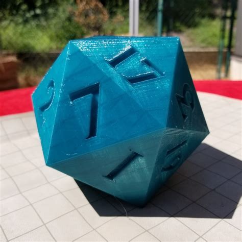 🎲 20 Sided Dice・Free 3D File for ・Cults