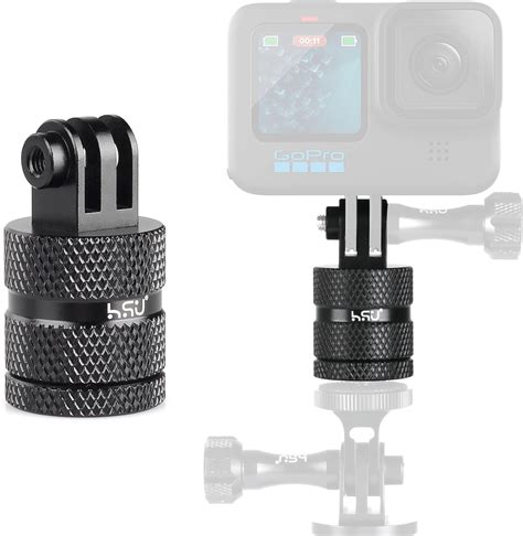 Amazon.com: MINIFOCUS Gopro to 1/4" Adapter, Aluminum CNC Gopro Tripod ...