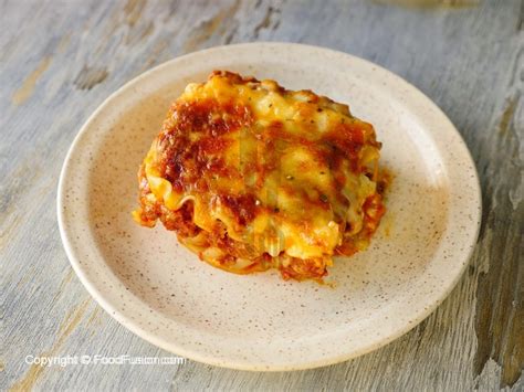 Lasagne with Homemade Ricotta Cheese ? Food Fusion