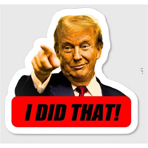 Amazon.com - 50pcs Trump I Did That Stickers Gas Pump Stickers Decal ...