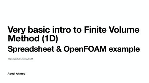 Image result for Finite Volume Method 1D Example