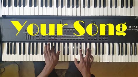 Your Song Piano Instrumental Cover - Elton John - YouTube